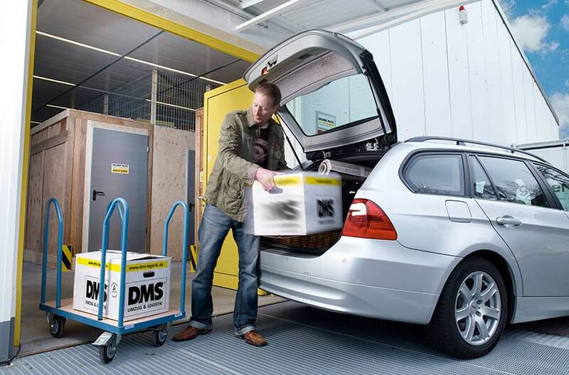 Entladen bei Self Storage